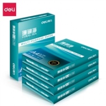 得力（deli）珊瑚海5包裝70gA4復印紙 500張/包 整箱2500張